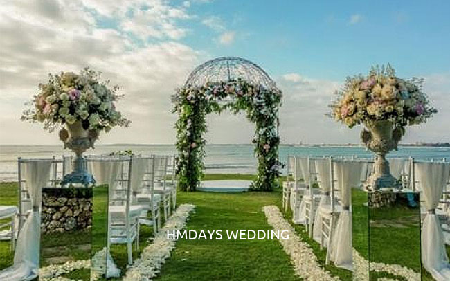 2022套系标准布置 巴厘岛四季酒店海景草坪婚礼