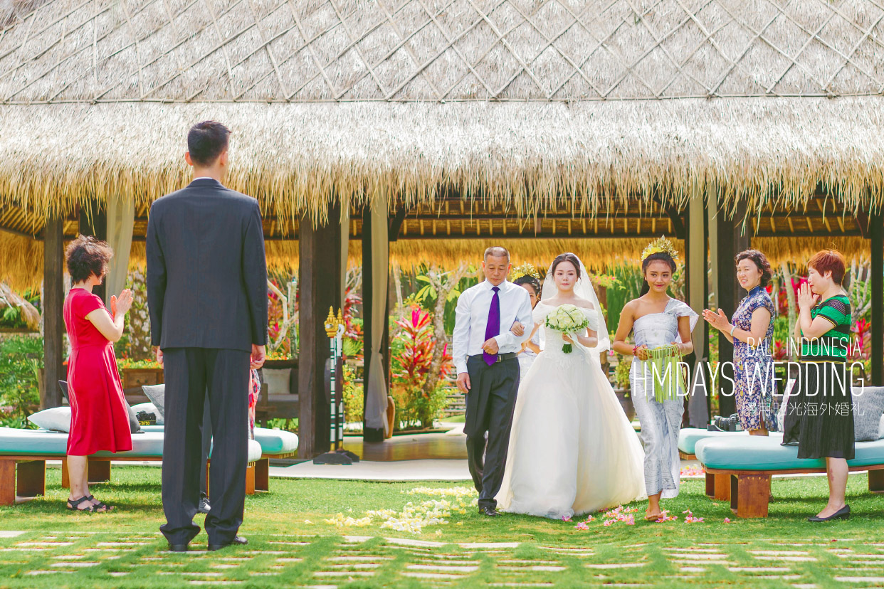  巴厘岛水之别墅水上婚礼