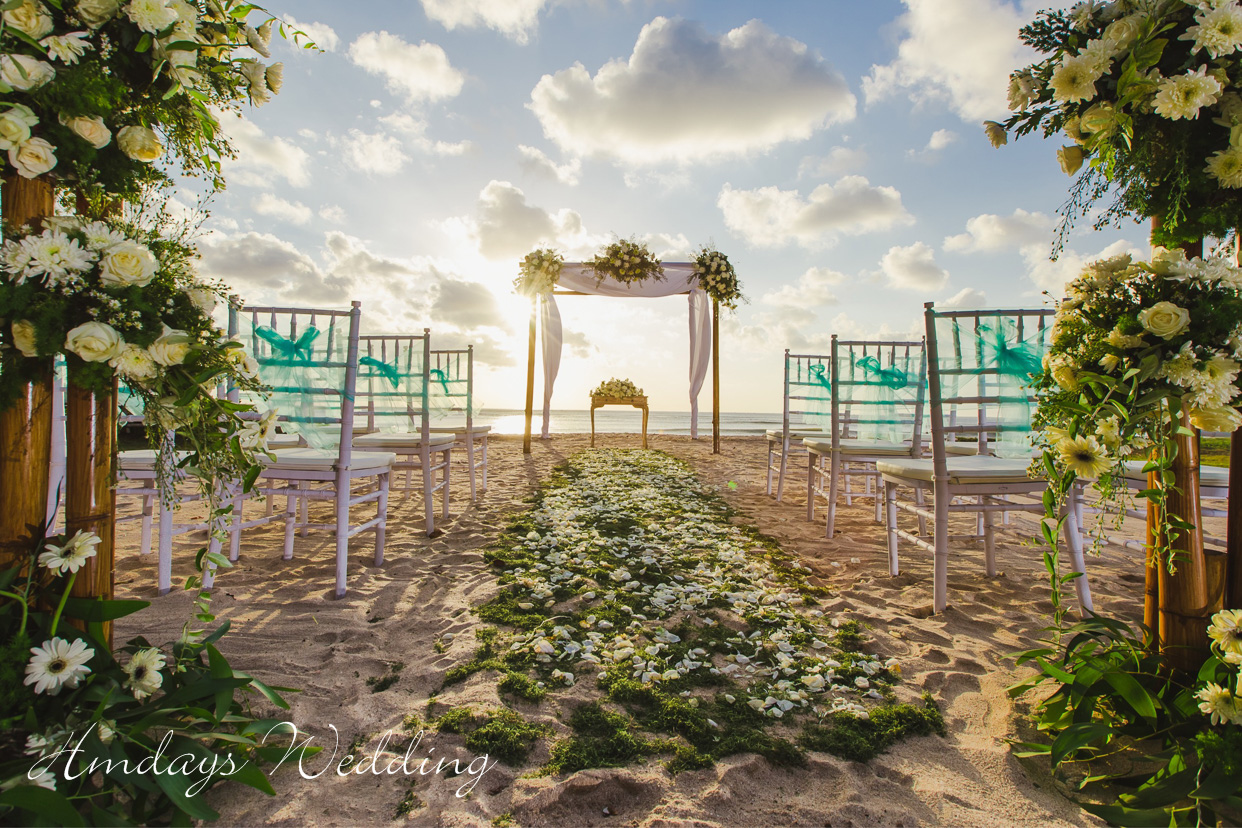  巴厘岛洲际酒店沙滩婚礼