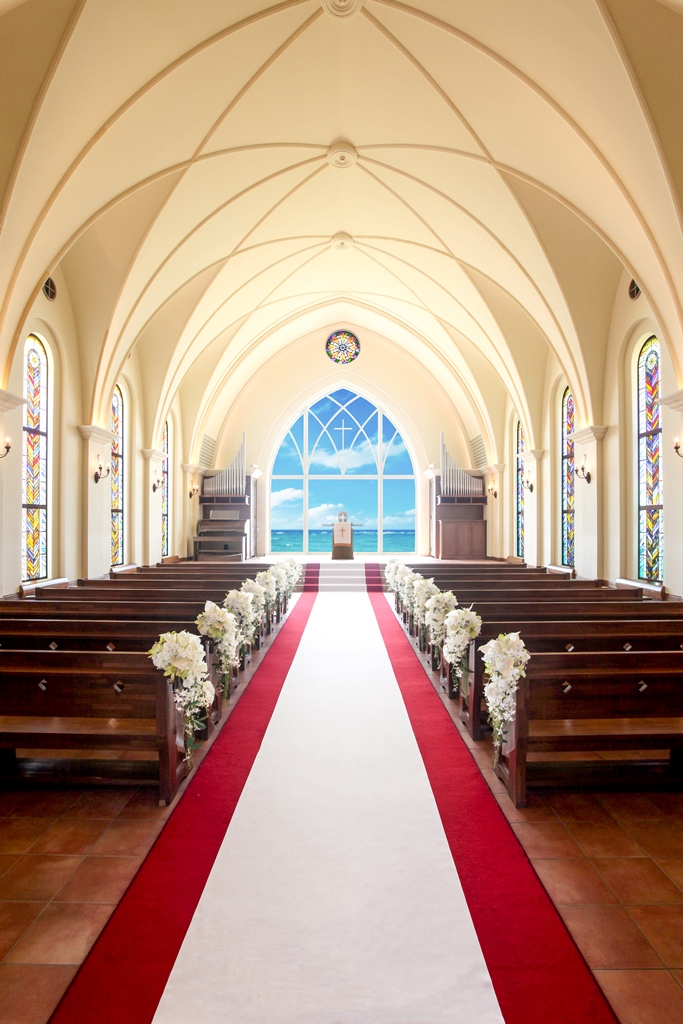 2019年标准布置 冲绳星耀(海之耀)教堂婚礼