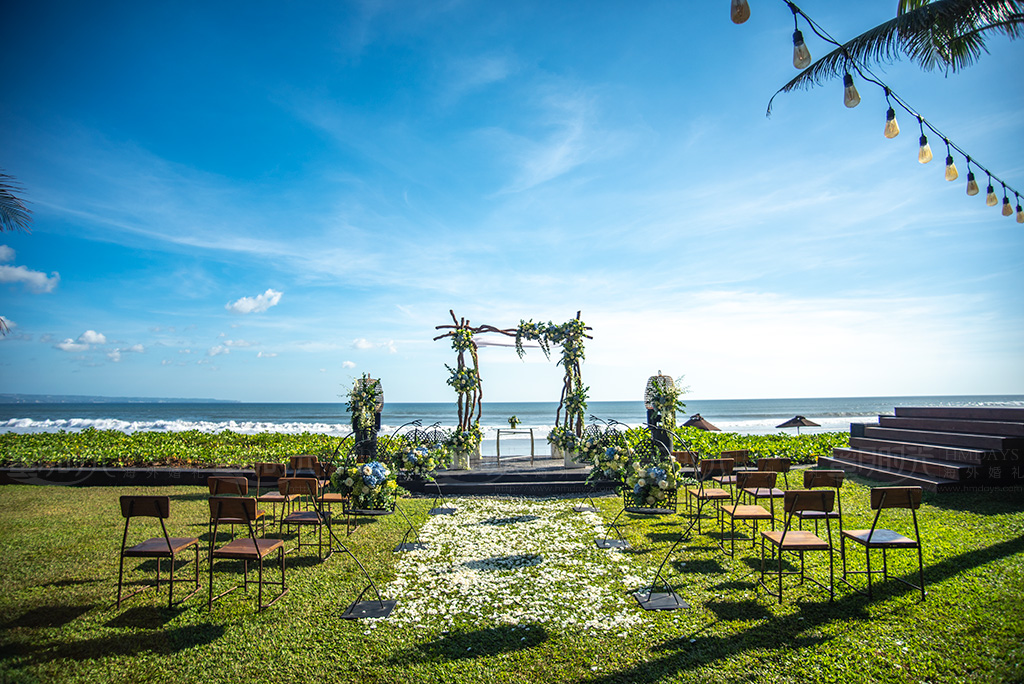 巴厘岛W沙滩婚礼 巴厘岛W酒店沙滩婚礼