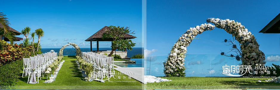 巴厘岛高端婚礼布置案例照片THE UNGASAN|海外婚礼定制中高端布置案例|巴厘岛婚礼布置定制案例