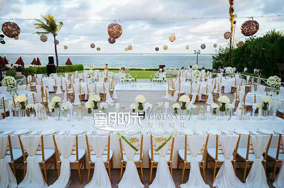 海外婚礼晚宴布置案例照片|海外婚礼定制中高端布置案例|巴厘岛婚礼布置定制案例