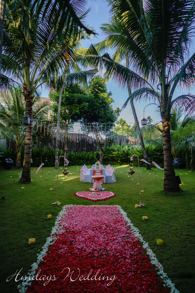 巴厘岛肉桂金巴兰婚礼晚宴布置|海外晚宴婚礼|海外婚礼定制中高端布置案例|巴厘岛婚礼布置定制案例