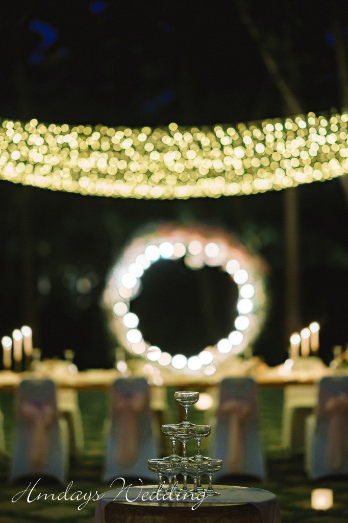 海外婚礼晚宴|巴厘岛婚礼宴会|巴厘岛肉桂花园晚宴2019peach色标准布置|海外婚礼定制中高端布置案例|巴厘岛婚礼布置定制案例
