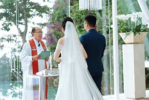 巴厘岛水之教堂婚礼客片(岳先生和许女士)_海外婚礼