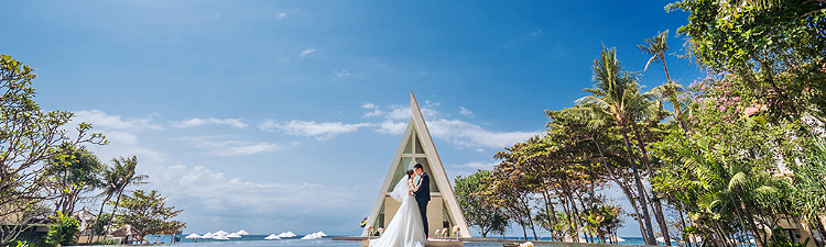 巴厘岛港丽无限教堂婚礼视频