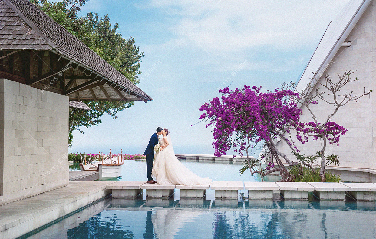 巴厘岛水之教堂婚礼|海外婚礼|海外婚纱摄影|照片
