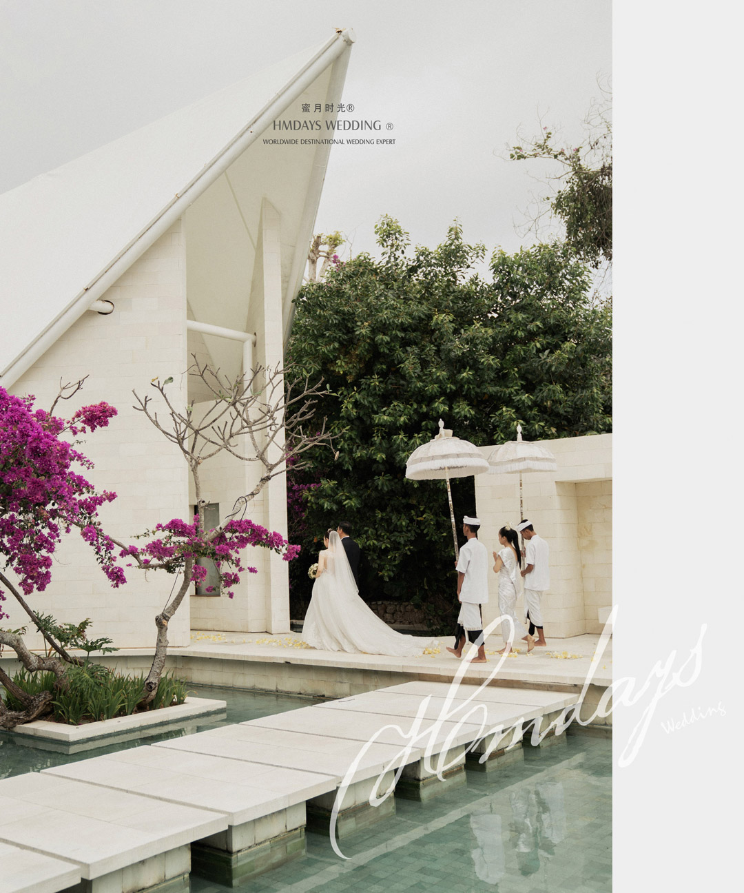 巴厘岛水之教堂婚礼|海外婚礼|海外婚纱摄影|照片
