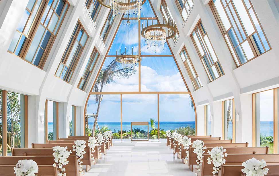 冲绳美之教堂婚礼|GINOZA|冲绳婚礼|日本婚礼|海外婚礼