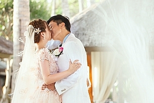 江苏常先生和徐女士的巴厘岛拉古娜特色婚礼_海外婚礼