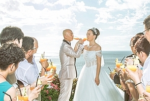 蓝点教堂巴厘岛结婚客片W+Y_海外婚礼